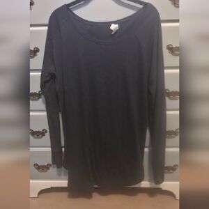District Charcoal Long Sleeve Tee